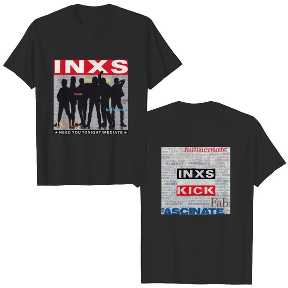 dahimes26 Tops - Inxs Tshirt Australian Rock Band New Wave 2 Sided T Shirt